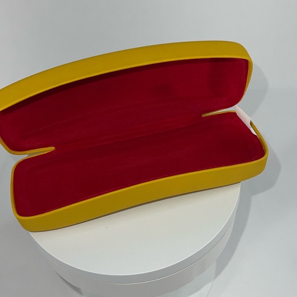 RAY-BAN YELLOW HARD SHELL CASE EYEGLASSES/SUNGLASSES CASE *READ* - Picture 14 of 15